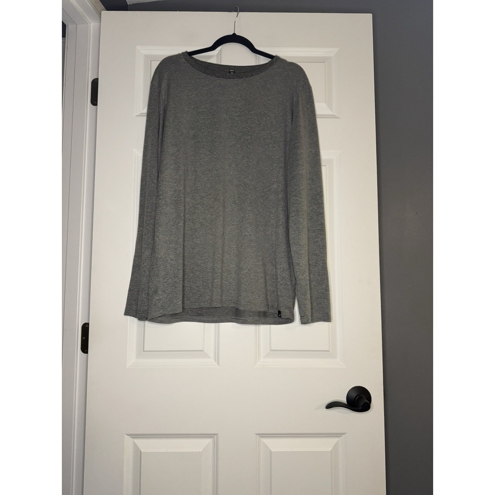 Glyder Salton Long Sleeve Men's gray Striped Shirt Xl So Soft